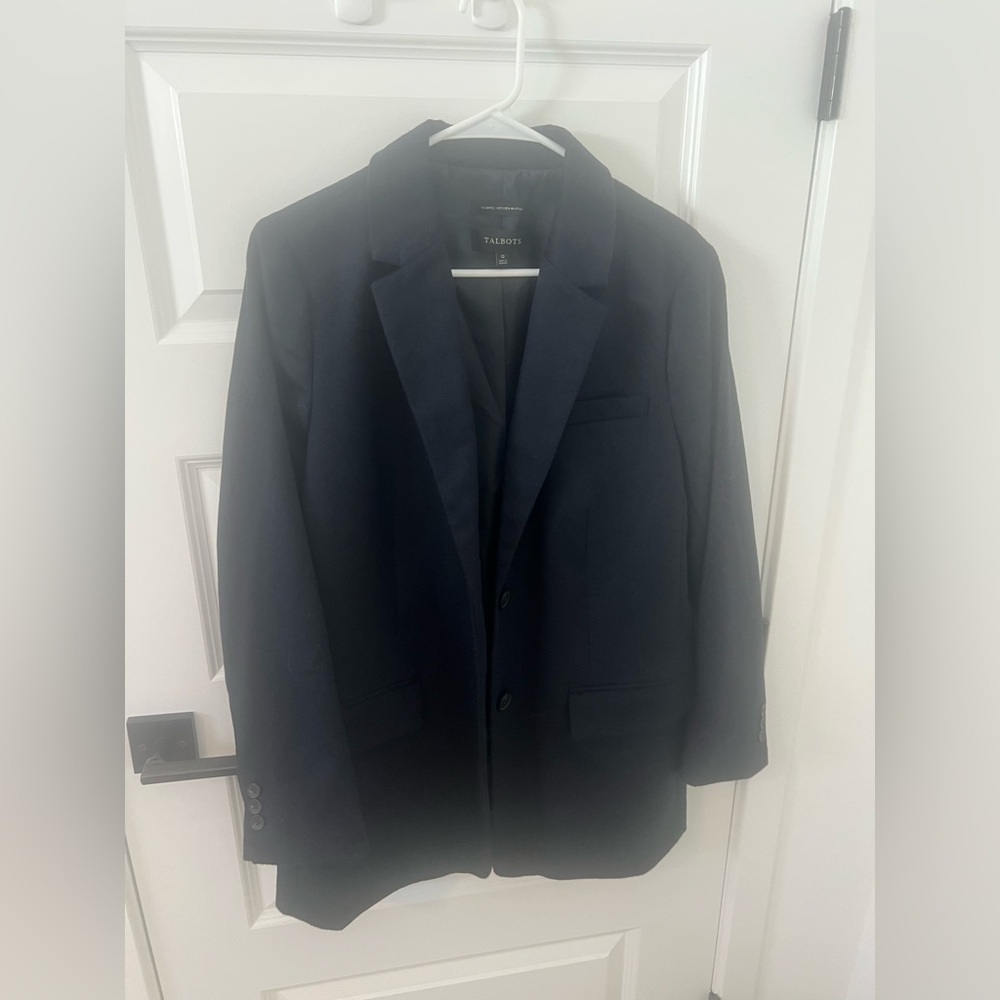 Navy long Talbots Blazer Jacket. Made in Italy.